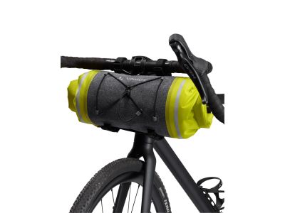 VAUDE Trailfront Compact taška na riadidlá, 6.2 l, bright green/black