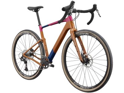 Cannondale Topstone Carbon Apex 1 28 Bike, Pink/Brown/Blue