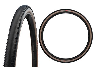 Schwalbe G-ONE RS Super Race 700x45C tire, TLE. kevlar, black/brown