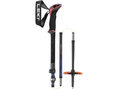 LEKI Sherpa FX Carbon palice, midnight blue/darkblue/bright red