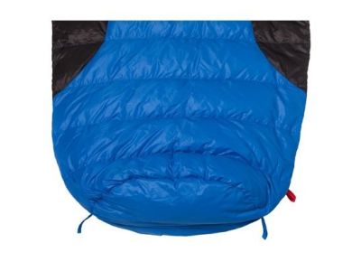 Sac de dormit Warmpeace Viking 300 Wide, 195 cm, albastru/gri/negru