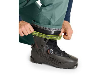 ORTOVOX 3L Deep Shell Trägerhose, schwarzer Rabe