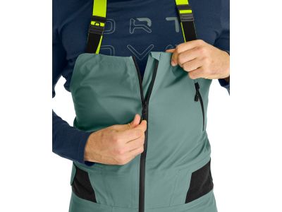 ORTOVOX 3L Deep Shell Bib kalhoty, arctic grey