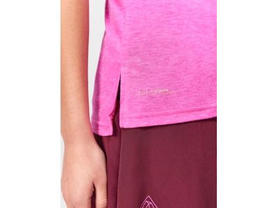 Craft ADV Trail Wool Damen-T-Shirt, rosa