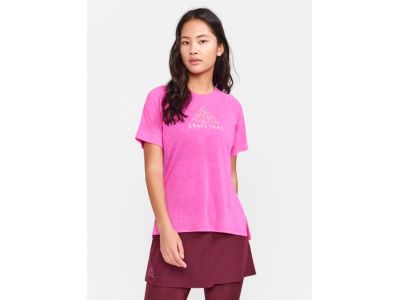 Craft ADV Trail Wool Damen-T-Shirt, rosa