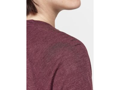 Craft ADV Trail Wool Damen-T-Shirt, rot