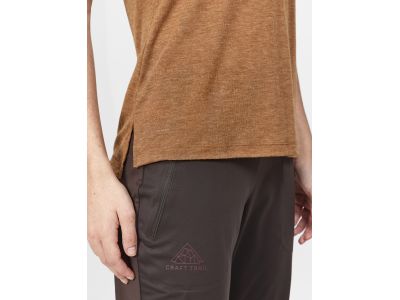 Craft ADV Trail Wool Damen-T-Shirt, braun