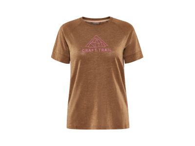 Craft ADV Trail Wool dámske tričko, hnedá