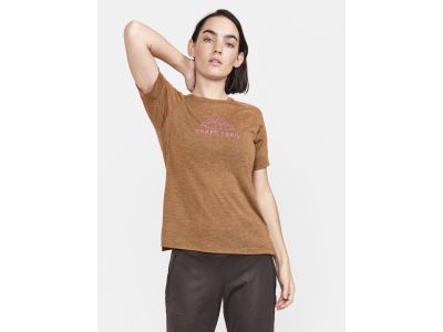 Craft ADV Trail Wool women&#39;s T-shirt, brown
