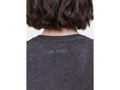 Damska koszulka T-shirt Craft ADV Trail Wool, czarna