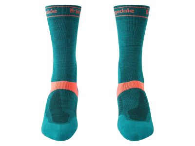 Bridgedale MTB Mid Season Weight T2 Merino Sport Boot women&#39;s socks, teal
