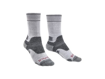 Bridgedale Hike Midweight Merino Performance Boot Wmn Original dámské ponožky, silver grey