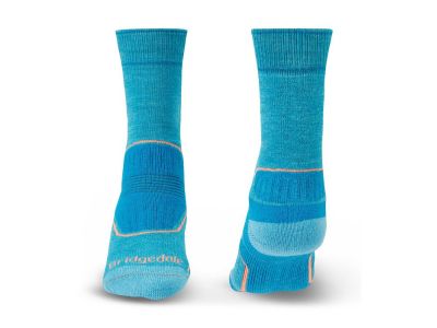 Bridgedale Hike Midweight Merino Performance Boot women&#39;s socks, turquoise