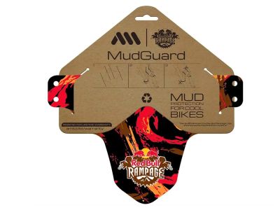All Mountain Style Redbull Rampage front fender, 27.5-29&quot;, red/yellow
