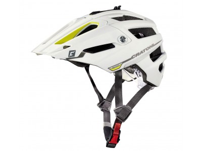 CRATONI AllTrack Helm, Modell 2020, weiß-gelb