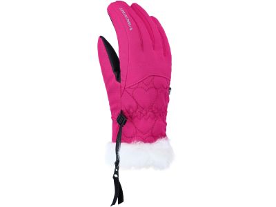 Viking Meris children&#39;s gloves, pink