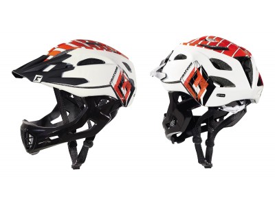 CRATONI C-Maniac helmet white-red-black gloss