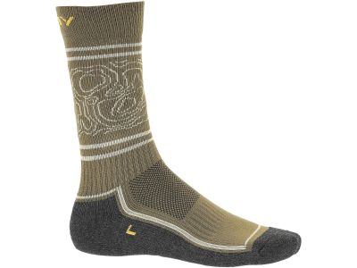 Viking Boosocks Heavy Man Kniestrümpfe, dunkelgrau/gelb