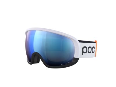 POC Fovea Race-Brille, Wasserstoffweiß/Uranschwarz/teilweise sonniges Blau