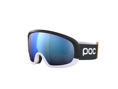 Ochelari de protecție POC Fovea Mid Race, negru uraniu/argintiu argentit/albastru parțial însorit