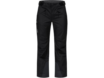 Damskie spodnie Haglöfs Lumi Form w kolorze czarnym