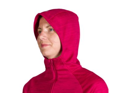 Bluza damska Northfinder BUIN w kolorze wiśniowy czerwonym