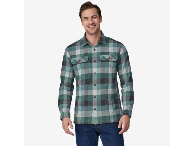 Patagonia Organic Cotton Fjord Flannel Hemd, nouveau green