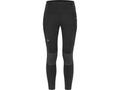 Fjällräven Abisko Trekking Pro women's 7/8 leggings, black/iron grey