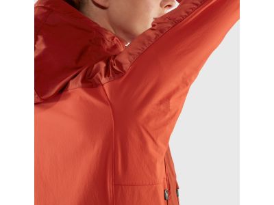 Fjällräven Abisko Lite Trekking women's jacket, cabin red/rowan red