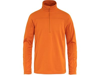 Fjällräven Abisko Lite Fleece Half Zip M sweatshirt, Sunset Orange