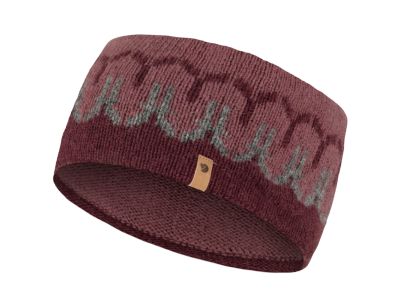 Fjällräven Övik Path Knit čelenka, Dark Garnet/Měsa Purple