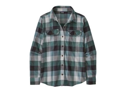 Patagonia Organic Cotton MW Fjord Flannel Shirt women&amp;#39;s shirt, guides: nouveau green