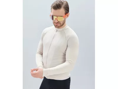 Koszulka rowerowa termiczna POC M, jasny beż piaskowy