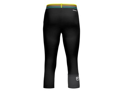 ORTOVOX Fleece Light ¾ Unterhose, Black Raven