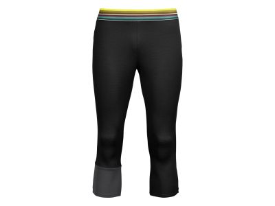 ORTOVOX Fleece Light ¾ Unterhose, Black Raven