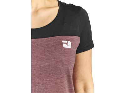 Damska koszulka T-shirt ORTOVOX 150 Cool Logo w kolorze czarnym kruczoczarnym