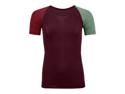 ORTOVOX 120 Competition Light Short Sleeve women&#39;s T-shirt, dark wine