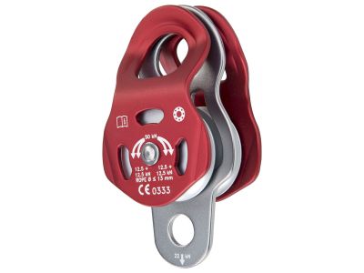 Climbing Technology Orbiter T pulley, Red/Grey