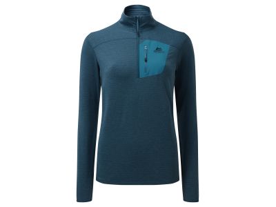 Mountain Equipment Lumiko Zip Damen-Sweatshirt, Majolika/Altblau