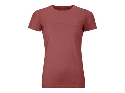 ORTOVOX 120 Tec Mountain Damen-T-Shirt, Rouge