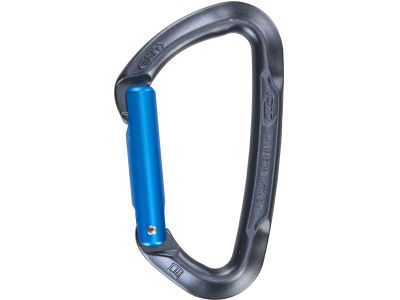Climbing Technology Lime S (straight gate) carabiner, grey/blue