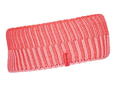 ORTOVOX Deep Knit headband, coral