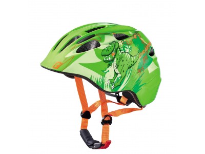 CRATONI Akino Dino grün glänzender Helm, Modell 2019