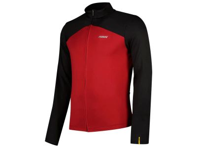 Mavic Cosmic Thermo jersey, thermo black/biking red