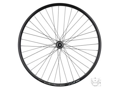 FORCE XC Disc 27.5" predné koleso, QR, CenterLock