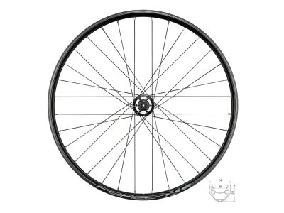 FORCE XC Disc 27.5 zadné koleso, QR, 6-dier, Shimano HG