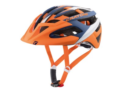 Cratoni C-Hawk orange-blue-white rubber, model 2020