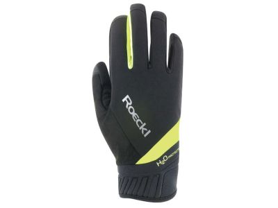 Roeckl Ranten rukavice, černá/fluo žlutá