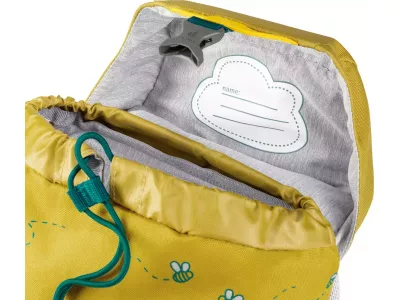 deuter Schmusebär children's backpack, 8 l, yellow