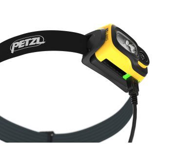 Petzl SWIFT RL PRO headlamp, black and yellow